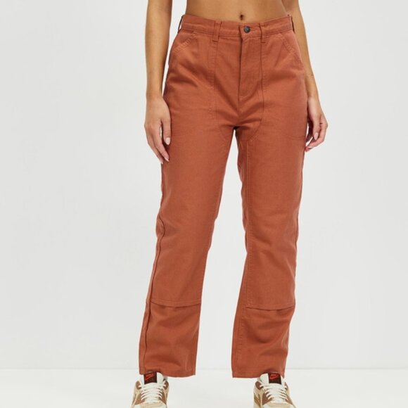 Patagonia Women's Heritage Stand Up Pants, Burl Red Size 10 - Picture 1 of 7